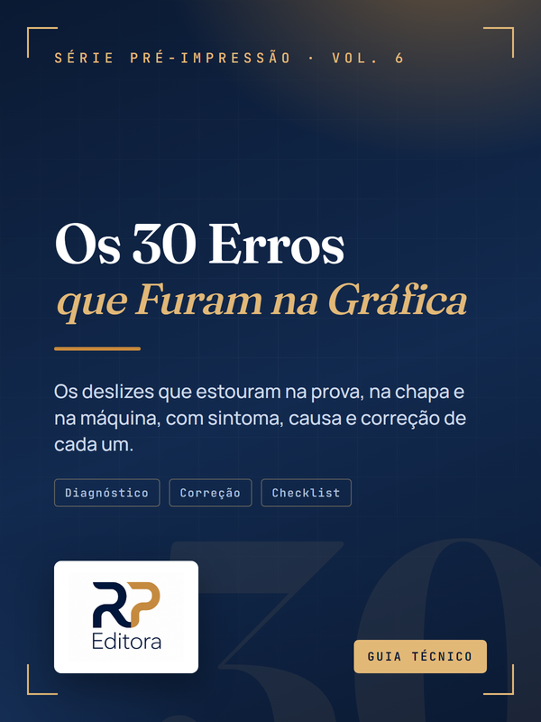 Capa: Os 30 Erros que Furam na Gráfica